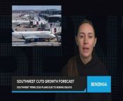Southwest Airlines said it will have to trim its capacity plans and reevaluate its 2024 financial forecasts due to delivery delays from Boeing, its sole aircraft supplier. Boeing informed Southwest that it should expect 46 Boeing 737 Max 8 planes this year, down from a previous estimate of 58, due to delays. Southwest had expected 79 Max planes total. Boeing is facing a quality control crisis after a door plug blew out of an Alaska Airlines flight in January. Leisure bookings in the first quarter were weaker than expected, and Southwest forecast flat to 2% revenue growth, down from a prior estimate of up to 4.5%.