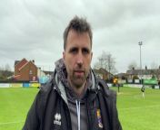 Farnham Town manager Paul Johnson post-AFC Croydon Athletic from rape paul