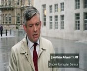 Labour’s Jonathan Ashworth urges Prime Minister Rishi Sunak to &#92;