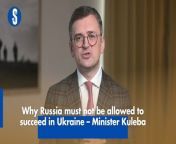 The Minister of Foreign Affairs of Ukraine Dmytro Kuleba, has said that the Russian Federation must not be allowed to succeed in their offensive against Ukraine. https://shorturl.at/vDGKP