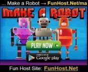 At FunHost.Net/makearobot, It&#39;s Robot time!! This is a free game which is so cool because it enables you to make a robot as you like. With this robot game nothing will be the same! This is the best game which you can use whenever you are bored. It&#39;s simple, but fun. Everything technological is so popular nowadays, like androids and many other cyber things and you should always be up to date. That&#39;s why you should have this robot maker game on your phone right now. With each robot you create, you will be one step closer to the perfect robotic creature such as the ultimate Terminator. This is a game for kids, teens and adults. You boys, if you like the famous Transformers, Robocop or Cylons then this is a perfect game for boys to create another generation of robots similar to Optimus Prime and the company. And girls are usually those who love Wall-e and they can also find this game fun! But everybody will enjoy this robot making game because it is the great way to explore your imagination and go beyond the limits of the unknown. New robots are here - waiting for you to come and show them to the whole world. Making a robot was never funnier or more exciting than now! - Click buttons with you mouse to change robotic face, eyes, mouth, ears, haircut, and robot hands, body and legs, respectively. â€“ Use the shuffle button to make a random combination of all these items. - Use the mute button to turn on and off the music. - Press the button with the tick mark on it to save image to your computer( Dress-Up) (Dress, Girly, Kids, Logic, Love, Music, Robot Game) .&#60;br/&#62;&#60;br/&#62;Play Make a Robot for Free at FunHost.Net/makearobot on FunHost.Net , The Fun Host of Apps and Games!&#60;br/&#62;&#60;br/&#62;Make a Robot : FunHost.Net/makearobot &#60;br/&#62;www: FunHost.Net &#60;br/&#62;Facebook: facebook.com/FunHostApps &#60;br/&#62;Twitter: twitter.com/FunHost &#60;br/&#62;