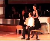 Katie Holmes and husband, (AW!) Tom Cruise dance while sweet Katie sing&#39;s Whatever Lola Wants from the musical Damn Yankees at the A Fine Romance Benefit for The Motion Picture and Television fund. May 4th, 2010. Amazing!