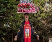 A strongman grandad has marked his 77th birthday - by balancing a large Easter bonnet on his head.&#60;br/&#62;&#60;br/&#62;John Evans already holds more than a hundred world records - for items he has put on his bonce.&#60;br/&#62;&#60;br/&#62;And yesterday (Monday) he went for his 105th - by balancing a three-stone, seven-foot, £300 bonnet.&#60;br/&#62;&#60;br/&#62;John’s previous head balancing stunts including a 350lb Mini Cooper and a ladder with a woman sitting on a bike on each end. &#60;br/&#62;&#60;br/&#62;He has also has managed to balance 225 pints of beer, 380 toilet rolls, 96 empty milk crates and 400 cans of 7 Up.&#60;br/&#62;&#60;br/&#62;John, a granddad-of-three, said: &#92;