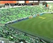 Breaking News - At minute 40 of the match between Santos Laguna and Monarcas Morelia was suspended because of gunfire was heard around the stadium TSM. People hit the ground and sought protection from the pews. About eight o&#39;clock at night the broadcast was suspended. People still in the field. Fans jumped to the floor where there was total disorganization. It says there is no injured by the shooting, although the crowd of people trying to reach safety.