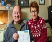 A couple were stunned to receive an energy bill for their one bedroom house - for £57,000.&#60;br/&#62;&#60;br/&#62;Katie Coyne, 60, and husband Richard, 64, were told they had a matter of weeks to pay the eye-watering British Gas bill.&#60;br/&#62;&#60;br/&#62;It said they had racked up the charge on their gas and electric in a single month - despite their entire annual estimate being just £2,150.&#60;br/&#62;&#60;br/&#62;Richard spend countless tea and lunch breaks trying to get through to a customer services agent - but didn&#39;t get through to anybody so kept having to hang up.&#60;br/&#62;&#60;br/&#62;The couple say they were scared to turn on anything electric in their home in Devizes, Wiltshire for weeks.&#60;br/&#62;&#60;br/&#62;But now after being approaches for comment, British Gas confirmed the bill was a mistake.&#60;br/&#62;&#60;br/&#62;Katie said: &#92;