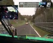 24H Nurburgring 2024 Qualifying Race 2 Porsche 33 Collision VW TCR from gt natok