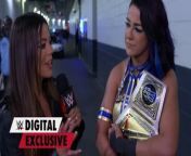 Bayley Interview after winning the WWE Women’s Championship