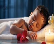 Lullaby music for baby to sleep well in 3 minutes. Gentle music, flowing water #3