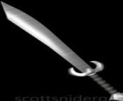 A video, of Harris&#39; sword 3D model. Created by Scott Snider using 3DS MAX. Uploaded 04-15-2024.