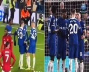 Noni Madueke tried to steal Chelsea&#39;s crucial late penalty against Manchester United off Cole Palmer and had to be dragged away by teammates.&#60;br/&#62;&#60;br/&#62;Footage filmed from the Stamford Bridge stands towards the end of Thursday night&#39;s thriller shows Madueke - who&#39;d won the 100th-minute spot-kick - demanding the ball from regular taker Palmer.&#60;br/&#62;&#60;br/&#62;As Palmer - who&#39;d scored a penalty earlier in the contest - prepares to place the ball on the spot and try to draw Chelsea level at 3-3, Madueke can be seen trying to persuade him to hand it over.&#60;br/&#62;&#60;br/&#62;Winger Madueke was no doubt arguing to Palmer he&#39;d won the penalty after Diogo Dalot clumsily sent him tumbling to the ground deep into stoppage time.&#60;br/&#62;&#60;br/&#62;But Palmer held firm with a combination of Alfie Gilchrist, Trevoh Chalobah, and Benoit Badiashile guiding Madueke away.&#60;br/&#62;&#60;br/&#62;Palmer, who has never missed a penalty in senior football, made it eight from eight scored this season by beating Andre Onana.&#60;br/&#62;&#60;br/&#62;Seconds later, he capped a dramatic Chelsea comeback and completed his hat-trick by firing home following a corner routine.&#60;br/&#62;&#60;br/&#62;In another clip of the penalty argument, Chelsea fans can be heard urging Madueke to leave it to the reliable Palmer.&#60;br/&#62;&#60;br/&#62;Madueke has scored both his penalties taken for Chelsea this season, against AFC Wimbledon in the Carabao Cup in August and Crystal Palace in the Premier League in December.&#60;br/&#62;&#60;br/&#62;It&#39;s far from the first time Mauricio Pochettino&#39;s players have rowed over who should take a penalty this season.&#60;br/&#62;&#60;br/&#62;Against Arsenal in October, Palmer and Raheem Sterling were engaged in a debate after the Blues were awarded a spot-kick by VAR when William Saliba handled off Mykhailo Mudryk.&#60;br/&#62;&#60;br/&#62;Palmer, who has shone since his £42.5million arrival from Manchester City last summer, initially picked up the ball but Sterling stepped forward to take the ball off him.&#60;br/&#62;&#60;br/&#62;After some further discussion, the ball was returned to Palmer, who duly beat David Raya to score.&#60;br/&#62;&#60;br/&#62;Last month, Sterling was criticized after taking the ball off Palmer after winning a penalty in Chelsea&#39;s FA Cup quarter-final against Leicester City.&#60;br/&#62;&#60;br/&#62;Sterling&#39;s penalty was poorly struck and was saved though Chelsea ultimately went on to win the match 4-2.&#60;br/&#62;&#60;br/&#62;During BBC&#39;s half-time analysis, Gary Lineker said it was &#39;strange&#39; that Raheem Sterling took the ball off Cole Palmer when he has scored five in his last seven, compared to Palmer&#39;s five in five.&#60;br/&#62;&#60;br/&#62;Jimmy Floyd Hasselbaink and Dion Dublin both agreed that Chelsea captain Conor Gallagher should have had a word with Sterling.&#60;br/&#62;&#60;br/&#62;Hasselbaink said: &#39;Gallagher as a captain you should go to Sterling and say no he&#39;s the penalty taker. He&#39;s taken five in a row, he&#39;s scored all five. He needs to take it. It&#39;s 1-0, let&#39;s secure this match.&#39;&#60;br/&#62;&#60;br/&#62;Dublin added: &#39;We speak about leaders and those taking charge on the pitch. The captain has to go &#92;
