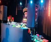 Legendary reggae artist Don Letts performing in Truro from skinout scrappy reggae