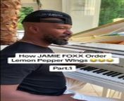 Jamie Foxx plays it off so well, but he&#39;s actually a triple threat. Foxx is a singer, comedian, and an actor. Just to order some wings, he used all three of those talents. As a result, he left everybody involved in this situation thoroughly entertained.