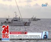 Sanib-puwersang maglalayag sa West Philippine Sea bukas ang mga barko ng Pilipinas, Amerika, Japan, at Australia.&#60;br/&#62;&#60;br/&#62;&#60;br/&#62;24 Oras Weekend is GMA Network’s flagship newscast, anchored by Ivan Mayrina and Pia Arcangel. It airs on GMA-7, Saturdays and Sundays at 5:30 PM (PHL Time). For more videos from 24 Oras Weekend, visit http://www.gmanews.tv/24orasweekend.&#60;br/&#62;&#60;br/&#62;#GMAIntegratedNews #KapusoStream&#60;br/&#62;&#60;br/&#62;Breaking news and stories from the Philippines and abroad:&#60;br/&#62;GMA Integrated News Portal: http://www.gmanews.tv&#60;br/&#62;Facebook: http://www.facebook.com/gmanews&#60;br/&#62;TikTok: https://www.tiktok.com/@gmanews&#60;br/&#62;Twitter: http://www.twitter.com/gmanews&#60;br/&#62;Instagram: http://www.instagram.com/gmanews&#60;br/&#62;&#60;br/&#62;GMA Network Kapuso programs on GMA Pinoy TV: https://gmapinoytv.com/subscribe
