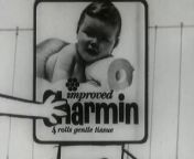 1960s animated Charmin writing a love letter on Toilet paper TV commercial