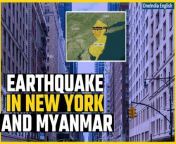 An earthquake with a preliminary magnitude of 4.7 shook the densely populated New York City metropolitan area, centered near Lebanon, New Jersey. Despite the tremors, there were no initial reports of damage. Additionally, Myanmar experienced a magnitude 5.7 earthquake, while Taiwan faced significant destruction from a 7.2 magnitude quake. Japan also encountered seismic activity with a 6.3 magnitude earthquake along its east coast. &#60;br/&#62; &#60;br/&#62; &#60;br/&#62;#NewYork #NewJersey #NewYorkEarthquake #Japan #MyanmarEarthquake #TaiwanEarthquake #Taiwannews #Worldnews #Oneindia #Oneindianews &#60;br/&#62;~HT.97~ED.194~