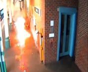 Moment e-bike bursts into flames during rush hour on London train platformSource: London Fire Brigade