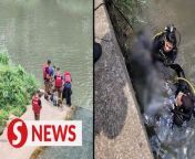 A 21-year-old man drowned while trying to save his father after he fell into a river near Old Klang Road.&#60;br/&#62;&#60;br/&#62;The City Fire and Rescue Department, in a statement on Saturday (April 6), said that the department received a distress call at 11am on Friday (April 5) before dispatching firefighters to the scene near the Avant Court condominium in Taman Sentosa, Kuala Lumpur.&#60;br/&#62;&#60;br/&#62;Read more at https://tinyurl.com/mrm7n3zv&#60;br/&#62;&#60;br/&#62;WATCH MORE: https://thestartv.com/c/news&#60;br/&#62;SUBSCRIBE: https://cutt.ly/TheStar&#60;br/&#62;LIKE: https://fb.com/TheStarOnline