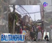 May sunog sa Tondo kaninang umaga!&#60;br/&#62;&#60;br/&#62;&#60;br/&#62;Balitanghali is the daily noontime newscast of GTV anchored by Raffy Tima and Connie Sison. It airs Mondays to Fridays at 10:30 AM (PHL Time). For more videos from Balitanghali, visit http://www.gmanews.tv/balitanghali.&#60;br/&#62;&#60;br/&#62;#GMAIntegratedNews #KapusoStream&#60;br/&#62;&#60;br/&#62;Breaking news and stories from the Philippines and abroad:&#60;br/&#62;GMA Integrated News Portal: http://www.gmanews.tv&#60;br/&#62;Facebook: http://www.facebook.com/gmanews&#60;br/&#62;TikTok: https://www.tiktok.com/@gmanews&#60;br/&#62;Twitter: http://www.twitter.com/gmanews&#60;br/&#62;Instagram: http://www.instagram.com/gmanews&#60;br/&#62;&#60;br/&#62;GMA Network Kapuso programs on GMA Pinoy TV: https://gmapinoytv.com/subscribe
