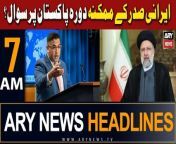 #headlines #unitedstates #pmshehbazsharif #PTI #asifalizardari #pakarmy &#60;br/&#62;&#60;br/&#62;Follow the ARY News channel on WhatsApp: https://bit.ly/46e5HzY&#60;br/&#62;&#60;br/&#62;Subscribe to our channel and press the bell icon for latest news updates: http://bit.ly/3e0SwKP&#60;br/&#62;&#60;br/&#62;ARY News is a leading Pakistani news channel that promises to bring you factual and timely international stories and stories about Pakistan, sports, entertainment, and business, amid others.&#60;br/&#62;&#60;br/&#62;Official Facebook: https://www.fb.com/arynewsasia&#60;br/&#62;&#60;br/&#62;Official Twitter: https://www.twitter.com/arynewsofficial&#60;br/&#62;&#60;br/&#62;Official Instagram: https://instagram.com/arynewstv&#60;br/&#62;&#60;br/&#62;Website: https://arynews.tv&#60;br/&#62;&#60;br/&#62;Watch ARY NEWS LIVE: http://live.arynews.tv&#60;br/&#62;&#60;br/&#62;Listen Live: http://live.arynews.tv/audio&#60;br/&#62;&#60;br/&#62;Listen Top of the hour Headlines, Bulletins &amp; Programs: https://soundcloud.com/arynewsofficial&#60;br/&#62;#ARYNews&#60;br/&#62;&#60;br/&#62;ARY News Official YouTube Channel.&#60;br/&#62;For more videos, subscribe to our channel and for suggestions please use the comment section.