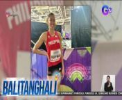 Bagong Philippine record ang na-set ng Fil-Am athlete na si Lauren Hoffman!&#60;br/&#62;&#60;br/&#62;&#60;br/&#62;Balitanghali is the daily noontime newscast of GTV anchored by Raffy Tima and Connie Sison. It airs Mondays to Fridays at 10:30 AM (PHL Time). For more videos from Balitanghali, visit http://www.gmanews.tv/balitanghali.&#60;br/&#62;&#60;br/&#62;&#60;br/&#62;#GMAIntegratedNews #KapusoStream&#60;br/&#62;&#60;br/&#62;&#60;br/&#62;Breaking news and stories from the Philippines and abroad:&#60;br/&#62;GMA Integrated News Portal: http://www.gmanews.tv&#60;br/&#62;Facebook: http://www.facebook.com/gmanews&#60;br/&#62;TikTok: https://www.tiktok.com/@gmanews&#60;br/&#62;Twitter: http://www.twitter.com/gmanews&#60;br/&#62;Instagram: http://www.instagram.com/gmanews&#60;br/&#62;GMA Network Kapuso programs on GMA Pinoy TV: https://gmapinoytv.com/subscribe