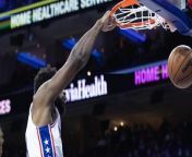 76ers' Joel Embiid's Fitness Woes Plague 76ers | NBA Playoffs from pa cata