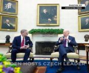 Biden hosts Czech leader &#60;br/&#62;&#60;br/&#62;President Joe Biden urges the US House of Representatives to approve additional funding for Ukraine and Israel while meeting with Czech Prime Minister Petr Fiala. This meeting highlighted international support for Ukraine, including the Czech Republic&#39;s provision of artillery ammunition. Biden stressed the urgency of passing the funding in Congress to assist Ukraine in its defense against Russia.&#60;br/&#62;&#60;br/&#62;Photos by AP &#60;br/&#62;&#60;br/&#62;Subscribe to The Manila Times Channel - https://tmt.ph/YTSubscribe &#60;br/&#62;Visit our website at https://www.manilatimes.net &#60;br/&#62; &#60;br/&#62;Follow us: &#60;br/&#62;Facebook - https://tmt.ph/facebook &#60;br/&#62;Instagram - https://tmt.ph/instagram &#60;br/&#62;Twitter - https://tmt.ph/twitter &#60;br/&#62;DailyMotion - https://tmt.ph/dailymotion &#60;br/&#62; &#60;br/&#62;Subscribe to our Digital Edition - https://tmt.ph/digital &#60;br/&#62; &#60;br/&#62;Check out our Podcasts: &#60;br/&#62;Spotify - https://tmt.ph/spotify &#60;br/&#62;Apple Podcasts - https://tmt.ph/applepodcasts &#60;br/&#62;Amazon Music - https://tmt.ph/amazonmusic &#60;br/&#62;Deezer: https://tmt.ph/deezer &#60;br/&#62;Tune In: https://tmt.ph/tunein&#60;br/&#62; &#60;br/&#62;#TheManilaTimes &#60;br/&#62;#worldnews &#60;br/&#62;#ukraine &#60;br/&#62;#biden