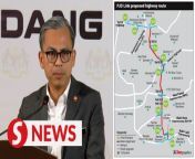The Petaling Jaya Dispersal Link (PJD Link) Expressway highway project has been discontinued as its developer failed to meet the conditions, says Fahmi Fadzil.&#60;br/&#62;&#60;br/&#62;The Communications Minister said in a press conference after the Cabinet meeting on Wednesday (April 17) that the Works Ministry would be issuing a statement detailing the matter soon.&#60;br/&#62;&#60;br/&#62;Read more at https://tinyurl.com/4dcan24b &#60;br/&#62;&#60;br/&#62;WATCH MORE: https://thestartv.com/c/news&#60;br/&#62;SUBSCRIBE: https://cutt.ly/TheStar&#60;br/&#62;LIKE: https://fb.com/TheStarOnline