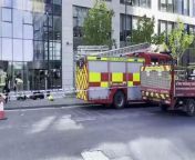 Whitehall Road Leeds: Emergency services respond to incident in Leeds city centre from photos xxx in