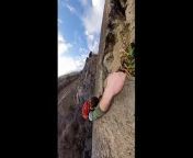 Amazing slow-motion footage captures the moment an owl flew out over a climber in a ‘once in a lifetime’ moment.&#60;br/&#62;&#60;br/&#62;The video, captured by Will Birkett, 28, shows the bird leap from its perch as he scaled a quarry wall in Silverdale.&#60;br/&#62;&#60;br/&#62;He reaches into the hold where the owl is sheltering, unaware the bird is there, and the owl then takes flight – wings skimming the top of his head.&#60;br/&#62;&#60;br/&#62;Will, who was climbing without the aid of ropes, was filming for his social media account @willbirkett_lakes when the moment happened.