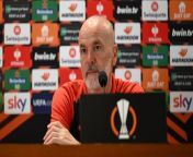 Roma v AC Milan, Europa League 2023\ 24: the pre-match press conference from cristina milan