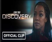 On the way to the next clue, the U.S.S. Discovery is sabotaged by a mysterious weapon, leaving Captain Burnham, Rayner, and Stamets as the only crew members who can possibly save the ship in time.&#60;br/&#62;&#60;br/&#62;The fifth and final season of STAR TREK: DISCOVERY finds Captain Burnham and the crew of theU.S.S. Discovery uncovering a mystery that will send them on an epic adventure across the galaxy to find an ancient power whose very existence has been deliberately hidden for centuries. But there are others on the hunt as well … dangerous foes who are desperate to claim the prize for themselves and will stop at nothing to get it.&#60;br/&#62;&#60;br/&#62;STAR TREK: DISCOVERY season five cast members include Sonequa Martin-Green (Captain Michael Burnham), Doug Jones (Saru), Anthony Rapp (Paul Stamets), Mary Wiseman (Sylvia Tilly), Wilson Cruz (Dr. Hugh Culber), David Ajala (Cleveland “Book” Booker), Blu del Barrio (Adira) and Callum Keith Rennie (Rayner). Season five also features recurring guest stars Elias Toufexis (L’ak) and Eve Harlow (Moll).&#60;br/&#62;&#60;br/&#62;The series is produced by CBS Studios in association with Secret Hideout and Roddenberry Entertainment. Alex Kurtzman, Michelle Paradise, Heather Kadin, Aaron Baiers, Olatunde Osunsanmi, Sonequa Martin-Green, Frank Siracusa, John Weber, Rod Roddenberry and Trevor Roth serve as executive producers. Alex Kurtzman and Michelle Paradise serve as co-showrunners.