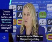 Emma Hayes and Jonatan Giráldez reacted to Barcelona knocking Chelsea out of the Women&#39;s Champions League.