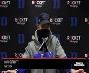 Duke came out of the bye week with a big win over visiting Charlotte. David Cutcliffe discussed the team&#39;s strong performance in the running game and special teams.