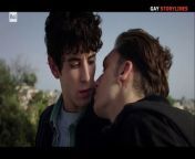 Gay Storyline from the TV show A PROFESSOR (original title UN PROFESSORE), Italy Drama 2021.&#60;br/&#62;&#60;br/&#62;Manuel and his mom, Anita, move into Simone&#39;s house.&#60;br/&#62;A former student from Naples, Mimmo (Domenico Cuomo),&#60;br/&#62;is the new assistant at the school library. He&#39;s on probation at the local prison. Simone feels attracted to his new unlucky friend and tries to keep Mimmo away from trouble.&#60;br/&#62;Love blossoms when Mimmo kisses Simone, but things don&#39;t go as planned...&#60;br/&#62;&#60;br/&#62;THIS VIDEO IS ONLY FOR NON-PROFIT FAIR-USE