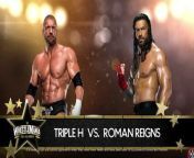 Triple H vs Roman Reigns - Full WrestleMania 39 Sunday Highlights 2024 from nxxxx h