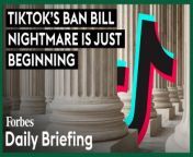 On Wednesday, President Joe Biden signed into law a bill that will force China-based social media giant ByteDance to sell its crown jewel TikTok. If it does not, the app will be banned in the United States—an unprecedented move that would be the first instance of this country prohibiting a foreign-owned social media app.&#60;br/&#62;&#60;br/&#62;Read the full story on Forbes: https://www.forbes.com/sites/alexandralevine/2024/04/25/tiktok-ban-bill-bytedance-divest-china-biden/?sh=7e8fa37f55d7&#60;br/&#62;&#60;br/&#62;Subscribe to FORBES: https://www.youtube.com/user/Forbes?sub_confirmation=1&#60;br/&#62;&#60;br/&#62;Fuel your success with Forbes. Gain unlimited access to premium journalism, including breaking news, groundbreaking in-depth reported stories, daily digests and more. Plus, members get a front-row seat at members-only events with leading thinkers and doers, access to premium video that can help you get ahead, an ad-light experience, early access to select products including NFT drops and more:&#60;br/&#62;&#60;br/&#62;https://account.forbes.com/membership/?utm_source=youtube&amp;utm_medium=display&amp;utm_campaign=growth_non-sub_paid_subscribe_ytdescript&#60;br/&#62;&#60;br/&#62;Stay Connected&#60;br/&#62;Forbes newsletters: https://newsletters.editorial.forbes.com&#60;br/&#62;Forbes on Facebook: http://fb.com/forbes&#60;br/&#62;Forbes Video on Twitter: http://www.twitter.com/forbes&#60;br/&#62;Forbes Video on Instagram: http://instagram.com/forbes&#60;br/&#62;More From Forbes:http://forbes.com&#60;br/&#62;&#60;br/&#62;Forbes covers the intersection of entrepreneurship, wealth, technology, business and lifestyle with a focus on people and success.