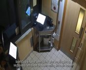 This is the moment a hungry burglar broke into a McDonald’s drive-thru to steal food.