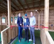 Opening of a new driving range at South Staffs golf club.