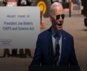 Biden Is Giving &#36;6 Billion , to Micron Technology , for Semiconductor Production.&#60;br/&#62;On April 25, President Biden will travel to Syracuse, NY, to announce over &#36;6 billion in federal grants that his administration is awarding to Micron Technology, NPR reports. .&#60;br/&#62;Senate Majority Leader Chuck Schumer, who was heavily involved in enacting the CHIPS and Science Act, issued a statement about the investment. .&#60;br/&#62;This is the federal government taking back the reins, putting money where its mouth is when we say we want the future of tech to be stamped: &#39;Made in America.&#39;, Senate Majority Leader Chuck Schumer, via statement.&#60;br/&#62;Micron will invest &#36;100 billion of the funds to construct a manufacturing facility in Syracuse.&#60;br/&#62;Schumer referred to the plan as &#92;