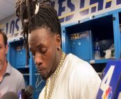 Melvin Gordon talks about the Chargers&#39; unsuccessful comeback attempt in the fourth quarter and Steelers fans taking over stadium.