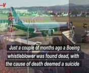 Just a couple of months ago a Boeing whistleblower was found dead, with the cause of death deemed a suicide. Now, another Boeing whistleblower is dead, this time after contracting and succumbing to a sudden illness. Veuer’s Tony Spitz has the details.
