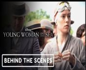 Get a behind-the-scenes look at Young Woman and the Sea, an upcoming movie about the true story of Trudy Ederle, the first woman to successfully swim the English Channel. &#60;br/&#62;&#60;br/&#62;Daisy Ridley stars as the accomplished swimmer who was born to immigrant parents in New York City in 1905. Through the steadfast support of her older sister and supportive trainers, she overcame adversity and the animosity of a patriarchal society to rise through the ranks of the Olympic swimming team and complete the staggering achievement – a 21-mile trek from France to England.&#60;br/&#62;&#60;br/&#62;Young Woman and the Sea, which also stars Tilda Cobham-Hervey, Stephen Graham, Kim Bodnia, Christopher Eccleston, Jeanette Hain, Sian Clifford, and Glenn Fleshler, is directed by Joachim Rønning and written by Jeff Nathanson, based on the book “Young Woman and the Sea: How Trudy Ederle Conquered the English Channel and Inspired the World” by Glenn Stout. The producers are Jerry Bruckheimer, Chad Oman, and Jeff Nathanson, with John G. Scotti, Daisy Ridley, and Joachim Rønning serving as executive producers.&#60;br/&#62;&#60;br/&#62;Young Woman and the Sea is coming to theaters nationwide in a special engagement on May 31, 2024.