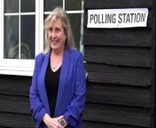 Conservative Mayor candidate Susan Hall casted her vote at Hatch End, London.Source: PA