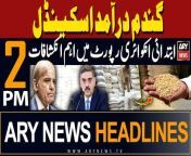 ARY News 2 PM Headlines &#124; 2nd May 2024 &#124; Biggest &#39;Wheat Corruption Scandal&#39;
