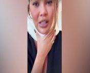 Chrissy Tiegan reveals neck brace after headstand injuryChrissy Tiegan