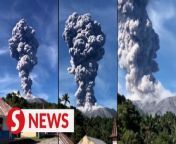 Indonesia&#39;s Ibu volcano erupted on Monday (May 13) morning, spewing thick columns of grey ash several kilometres into the sky, the country&#39;s volcanology agency said.&#60;br/&#62;&#60;br/&#62;Read more at https://tinyurl.com/mr6espz2&#60;br/&#62;&#60;br/&#62;WATCH MORE: https://thestartv.com/c/news&#60;br/&#62;SUBSCRIBE: https://cutt.ly/TheStar&#60;br/&#62;LIKE: https://fb.com/TheStarOnline&#60;br/&#62;