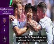 Ange Postecoglou explained his reasoning to make Heung-min Son the captain of Tottenham