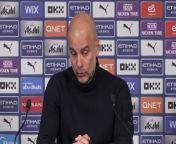 Guardiola on title race after City&#39;s goalless draw with Arsenal &#60;br/&#62;&#60;br/&#62;Etihad Stadium, Manchester, UK