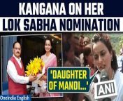 Lok Sabha elections 2024 &#124; Mandi, Himachal Pradesh: BJP candidate and actor Kangana Ranaut says, &#92;