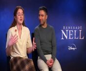 Derry Girls&#39; Louisa Harland speaks to Melissa Nathoo about taking the lead in Disney Plus series Renegade Nell, which Ted Lasso&#39;s Nick Mohammed had a lonely filming experience. Report by Nathoom. Like us on Facebook at http://www.facebook.com/itn and follow us on Twitter at http://twitter.com/itn
